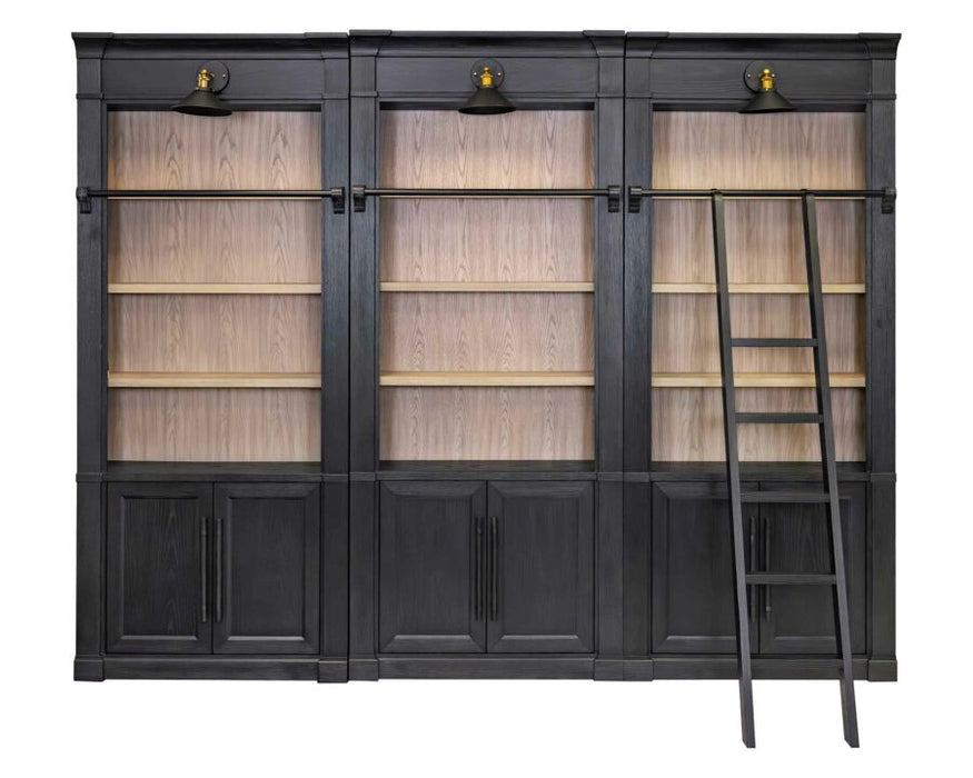Willow Lane 94″ H Three Tall Bookcases