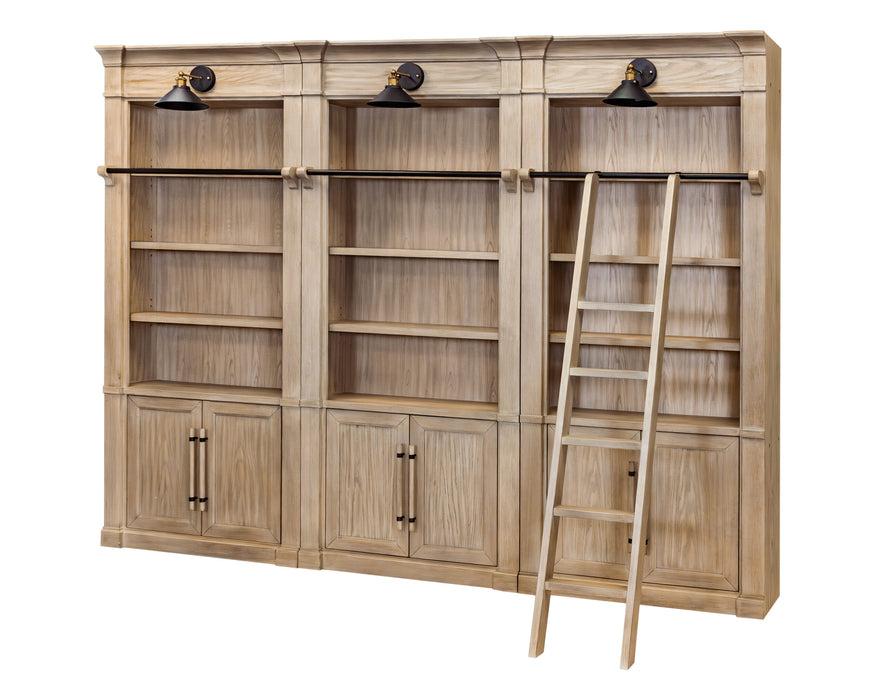 Willow Lane 94″ H Three Tall Bookcases