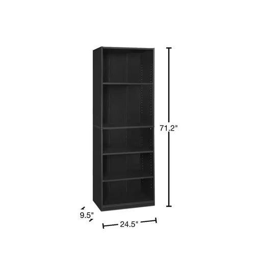 71-inch Tall 5-Shelf Bookcase