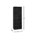 71-inch Tall 5-Shelf Bookcase