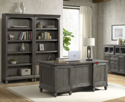 Intercon - Foundry 76" Bunching Bookcase - FR-HO-7632B-PEW-C