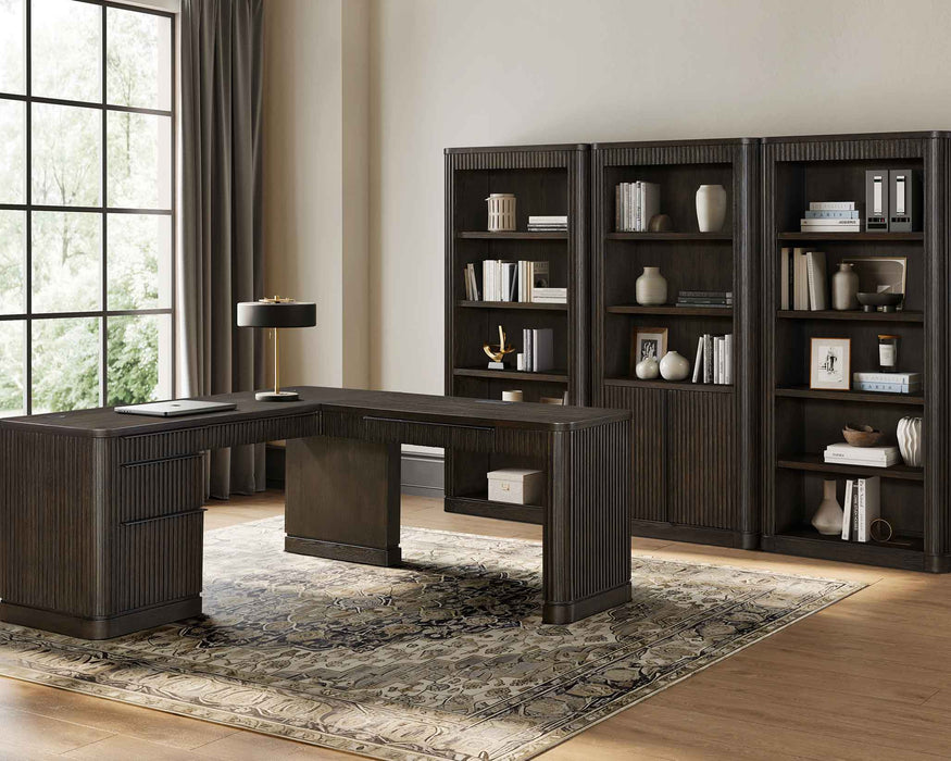 Tulane Office 76″ H Bookcase with Doors