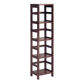 4-Shelf Narrow Shelving Unit