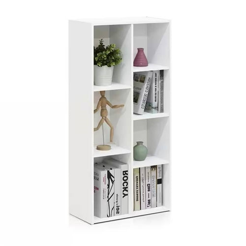 Modern 7-Shelf Bookcase 42-Inch