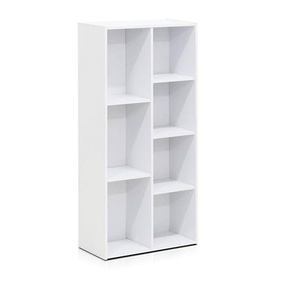 Modern 7-Shelf Bookcase 42-Inch