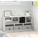Modern 7-Shelf Bookcase 42-Inch
