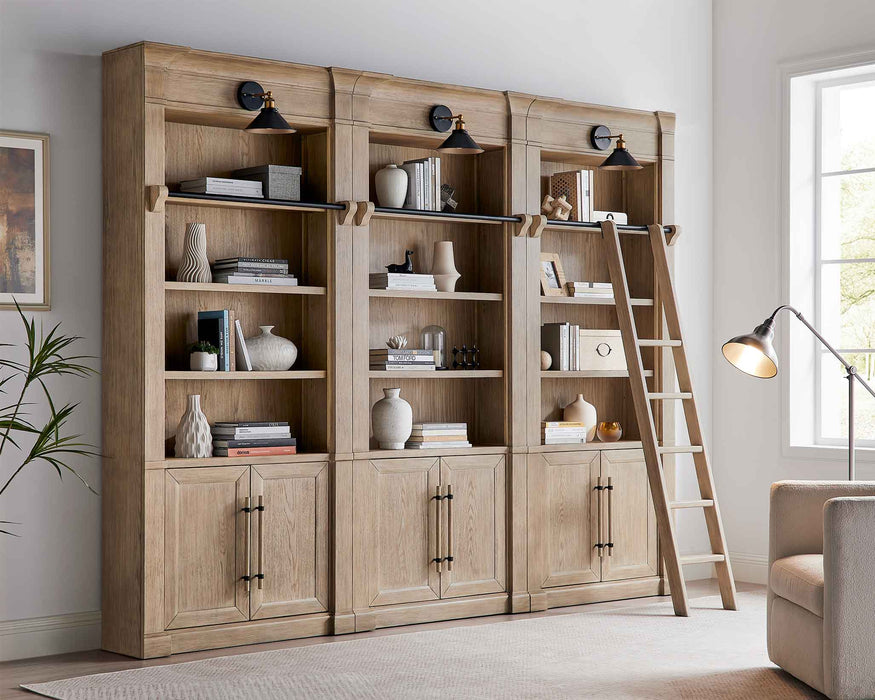 Willow Lane 94″ H Three Tall Bookcases