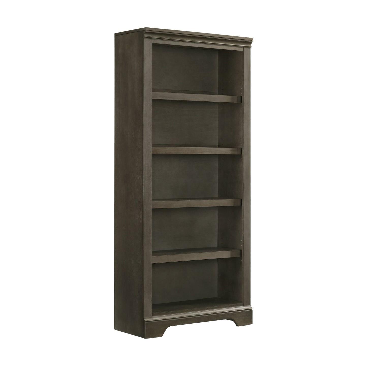 Intercon - San Mateo 72" Bunching Bookcase | Gray - SM-HO-7232B-GRY-C