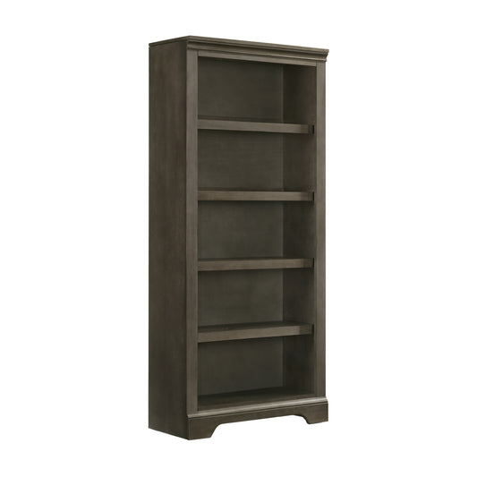 Intercon - San Mateo 72" Bunching Bookcase | Gray - SM-HO-7232B-GRY-C