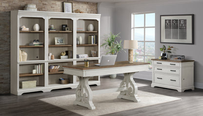 Intercon - Drake 76" Bunching Bookcase - DK-HO-7632B-RFO-C