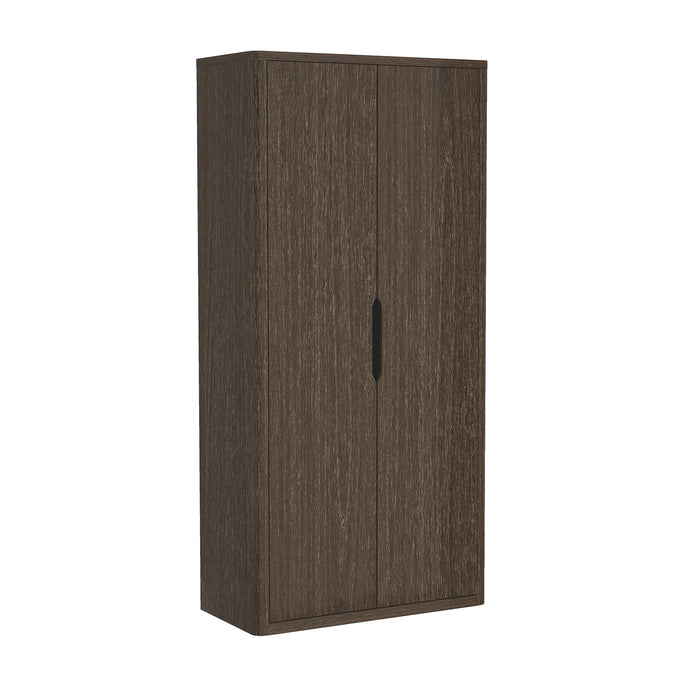 Rivington Modern 38" Bookcase Cabinet in Walnut - Set of 3
