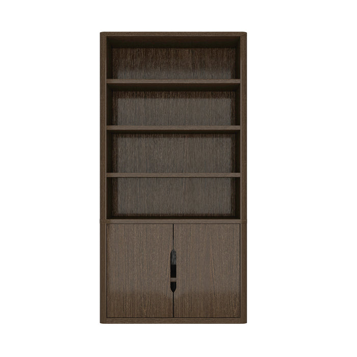 Rivington Modern 40" Bookcase Cabinet in Walnut