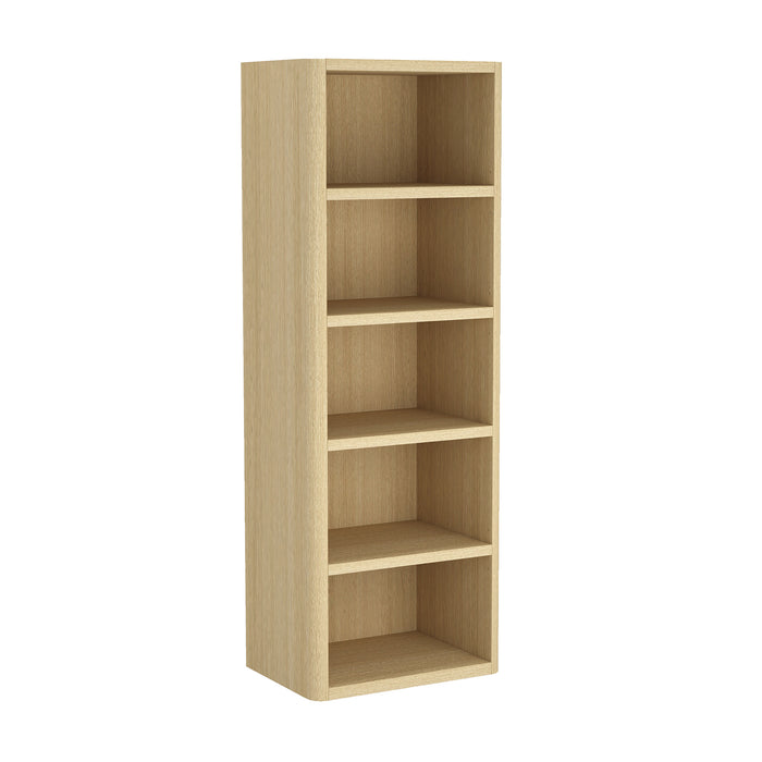 Rivington Modern 28" Open Bookcase in Natural Oak