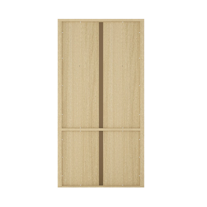 Rivington Modern 40" Bookcase Cabinet in Natural Oak - Set of 3