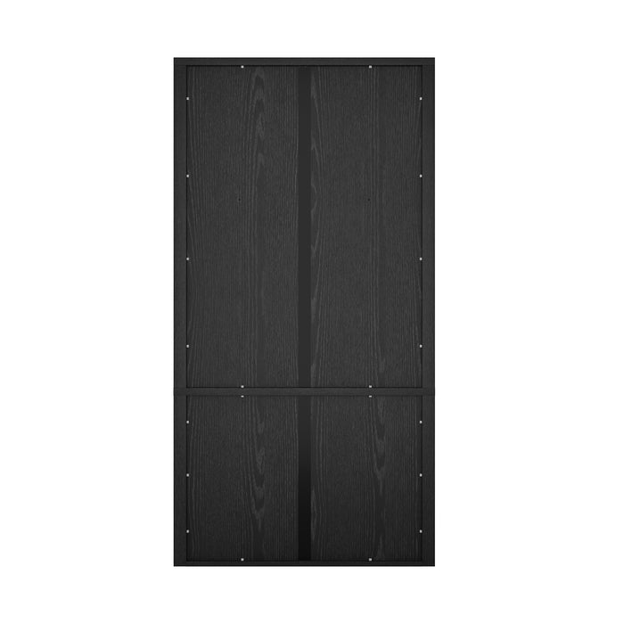 Rivington Modern 40" Bookcase Cabinet in Black - Set of 3