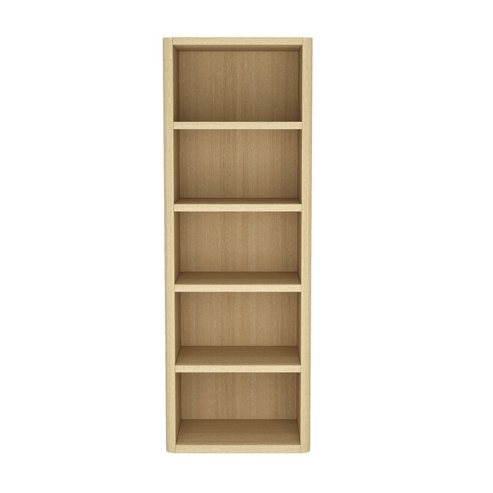 Rivington Modern 28" Open Bookcase in Natural Oak