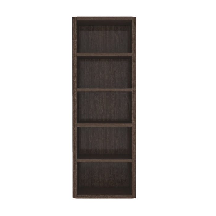 Rivington Modern 28" Open Bookcase in Dark Walnut