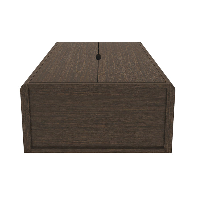 Rivington Modern 38" Bookcase Cabinet in Walnut - Set of 3