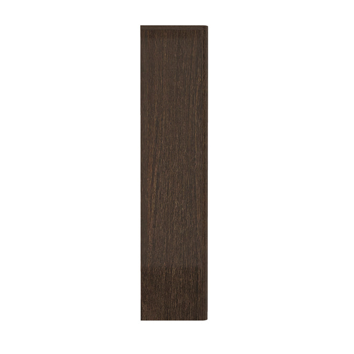 Rivington Modern 38" Bookcase Cabinet in Walnut - Set of 3