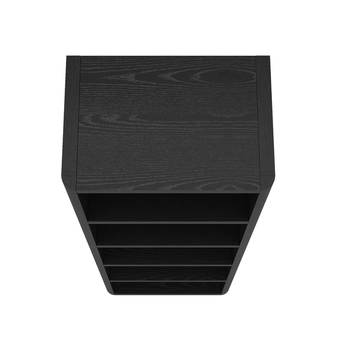 Rivington Modern 28" Open Bookcase in Black - Set of 3