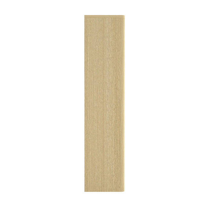 Rivington Modern 38" Bookcase Cabinet in Natural Oak - Set of 2