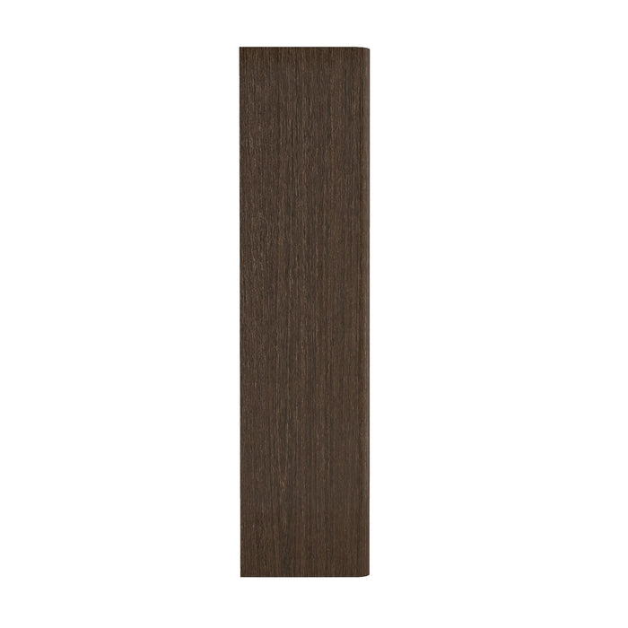 Rivington Modern 28" Open Bookcase in Dark Walnut - Set of 2