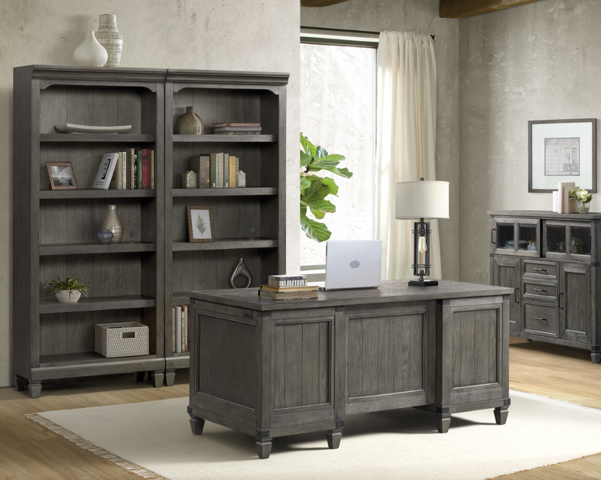Intercon - Foundry 76" Bunching Bookcase - FR-HO-7632B-PEW-C